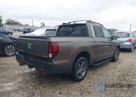 2022 Honda Ridgeline Rtl-E из США, поврежденный, VIN 5FPYK3F77NB012715